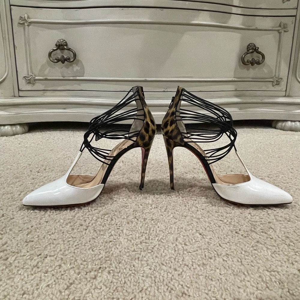 Christian Louboutin Confusa Heels Sz 37.5 - Picture 8 of 16